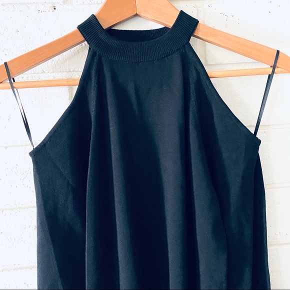 NWT Zara Knit Cold Shoulder Knit Mini Dress - Picture 4 of 5